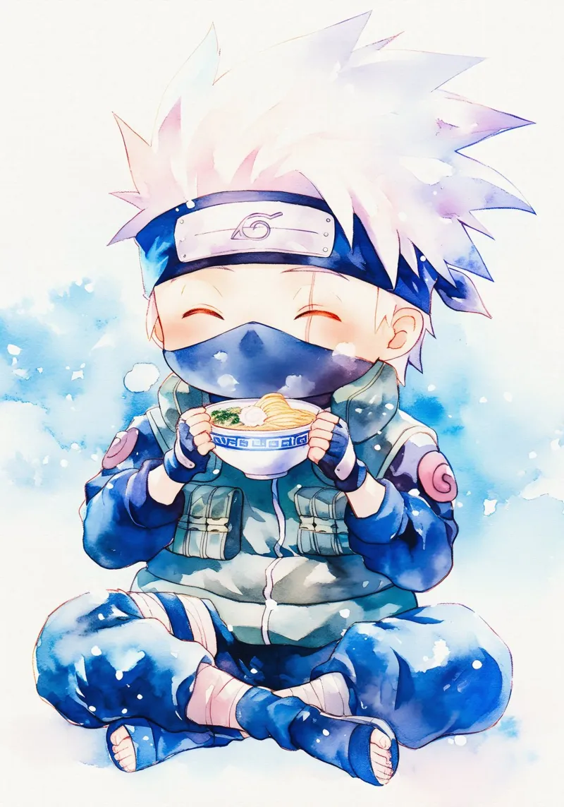 Kakashi From Naruto Ramen pellicola backlit da CreativeStudio