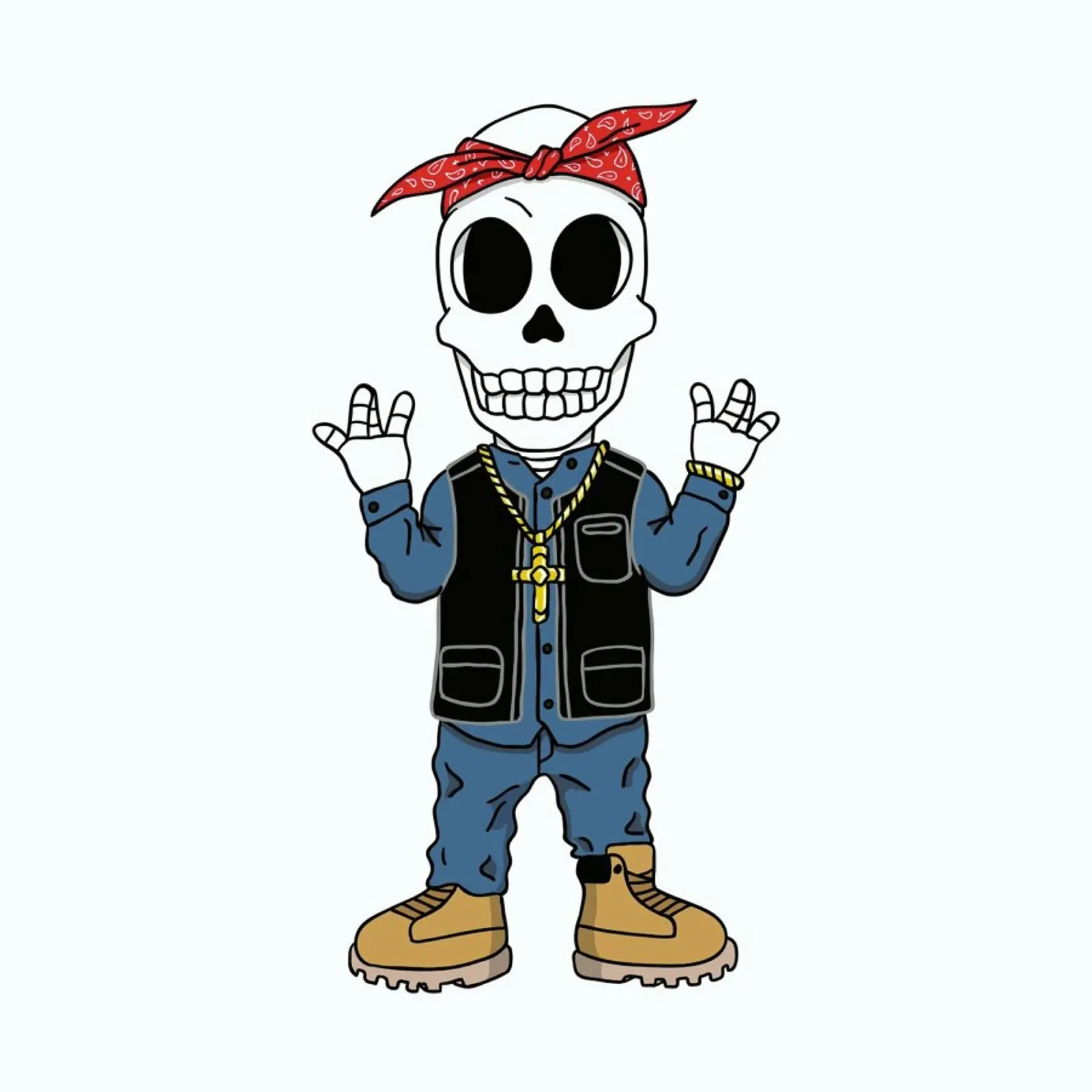 West Coast Skull hahnemühle by Zhi Yun Zhang