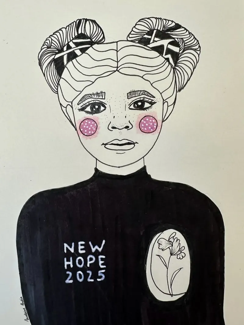 NEW HOPE 2025 acrylic glass by Madame Andia