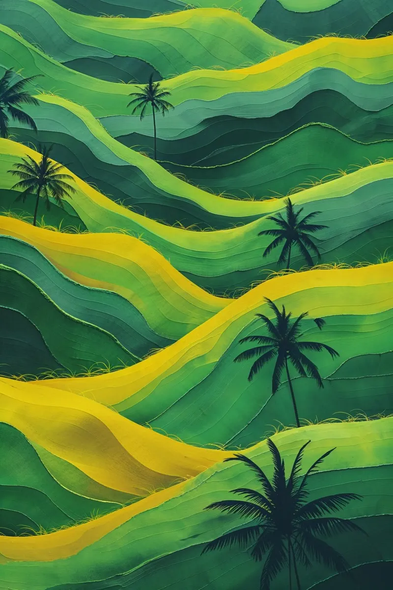 Harmonious Waves of the Tropics metacrilato de AlbertKlee