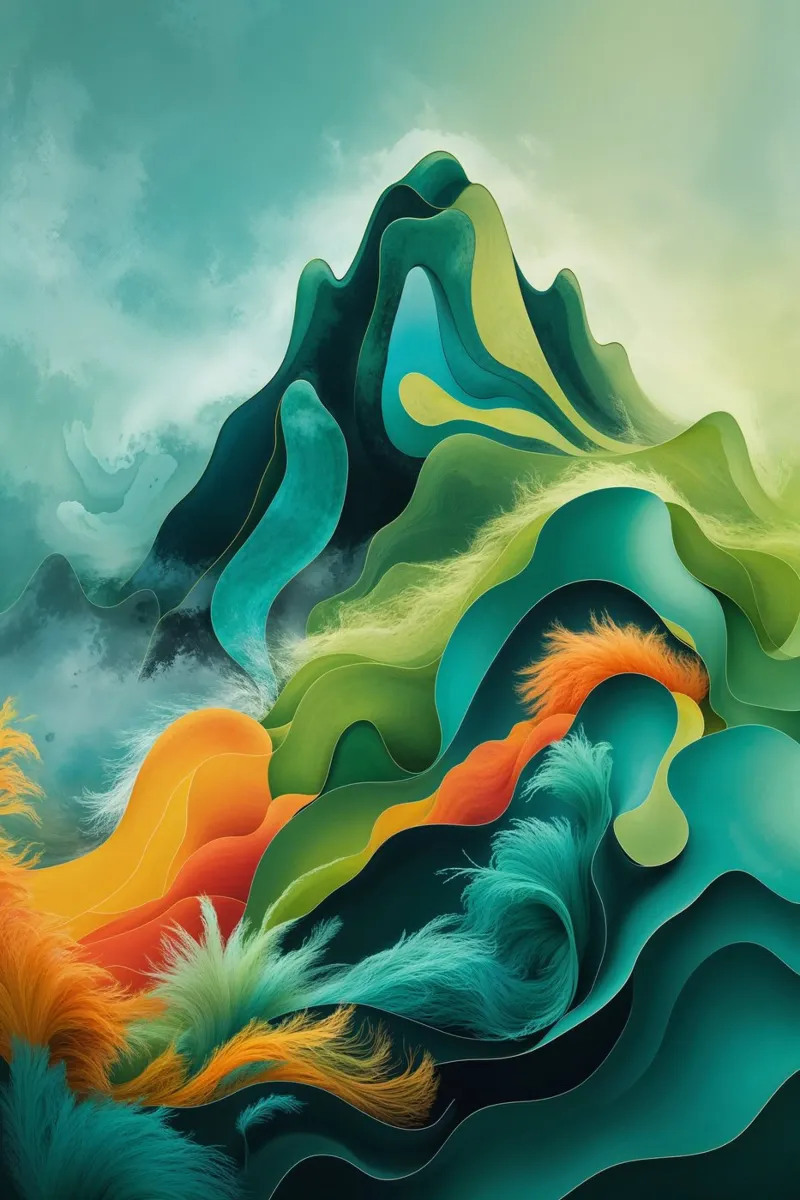 Emerald Waves of Fantasy pannello forex da AlbertKlee