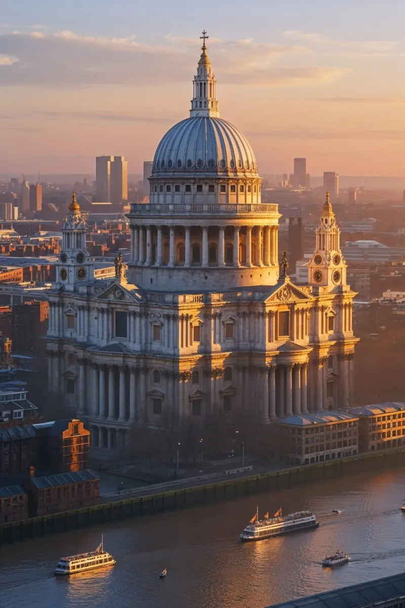 St. Paul's Cathedral: An Icon of Faith alluminio dibond da AlbertKlee