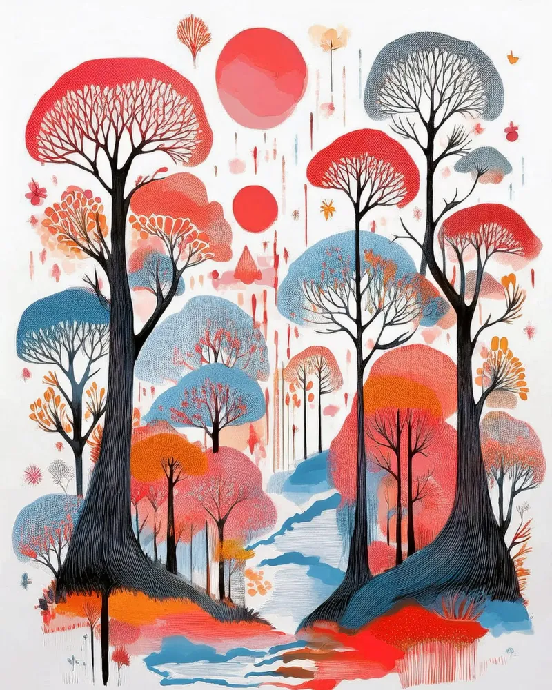 Among the Trees carta hahnemühle da Hightown Design