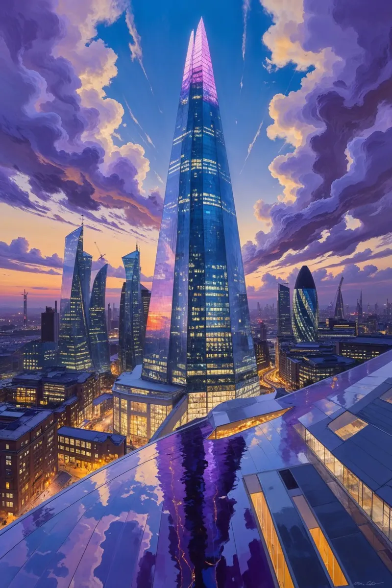 The Shard: A Vision Beyond Reality plexiglass da AlbertKlee