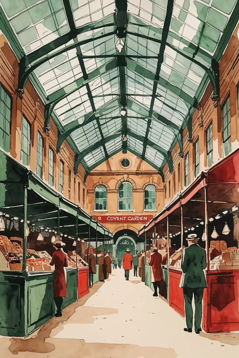 Nostalgia at Covent Garden carta hahnemühle da AlbertKlee