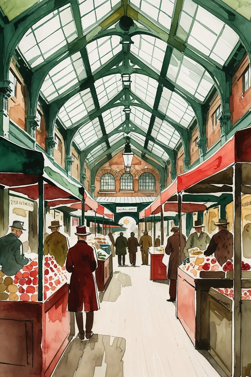 A Glimpse Into Covent Garden’s Past alluminio dibond da AlbertKlee