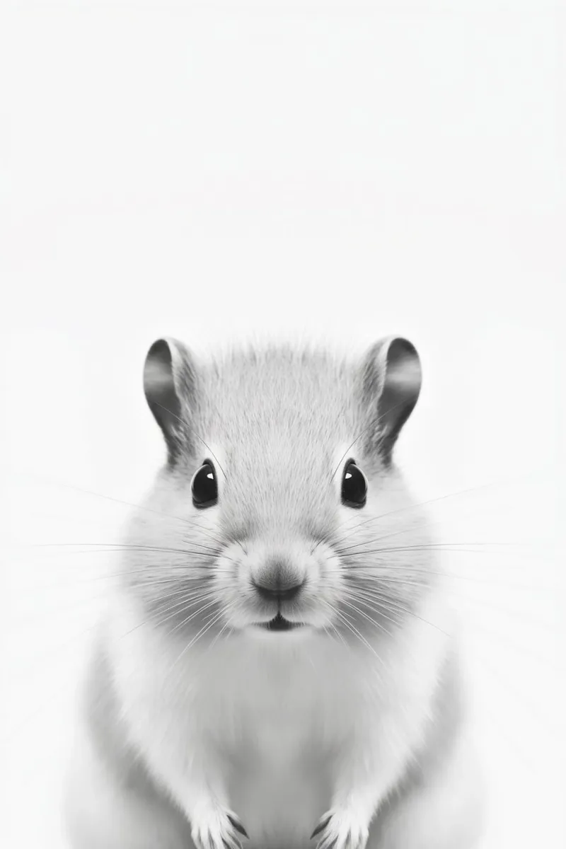 Nico Cute hamster canvas by Carinaprint
