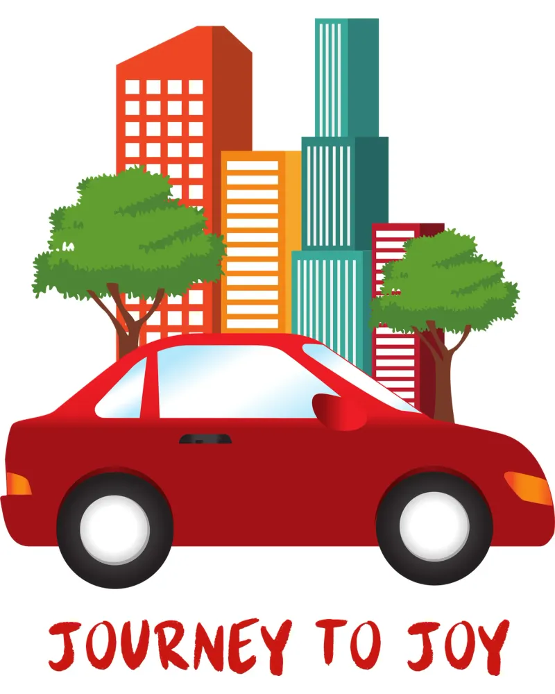 viaggio verso la gioia poster con telaio in plastica da yukihana