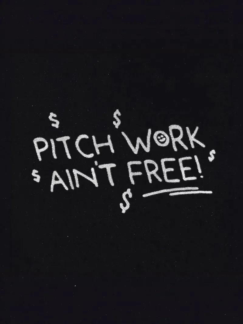 Pitch Work Ain't Free Hahnemühle von Mat Voyce