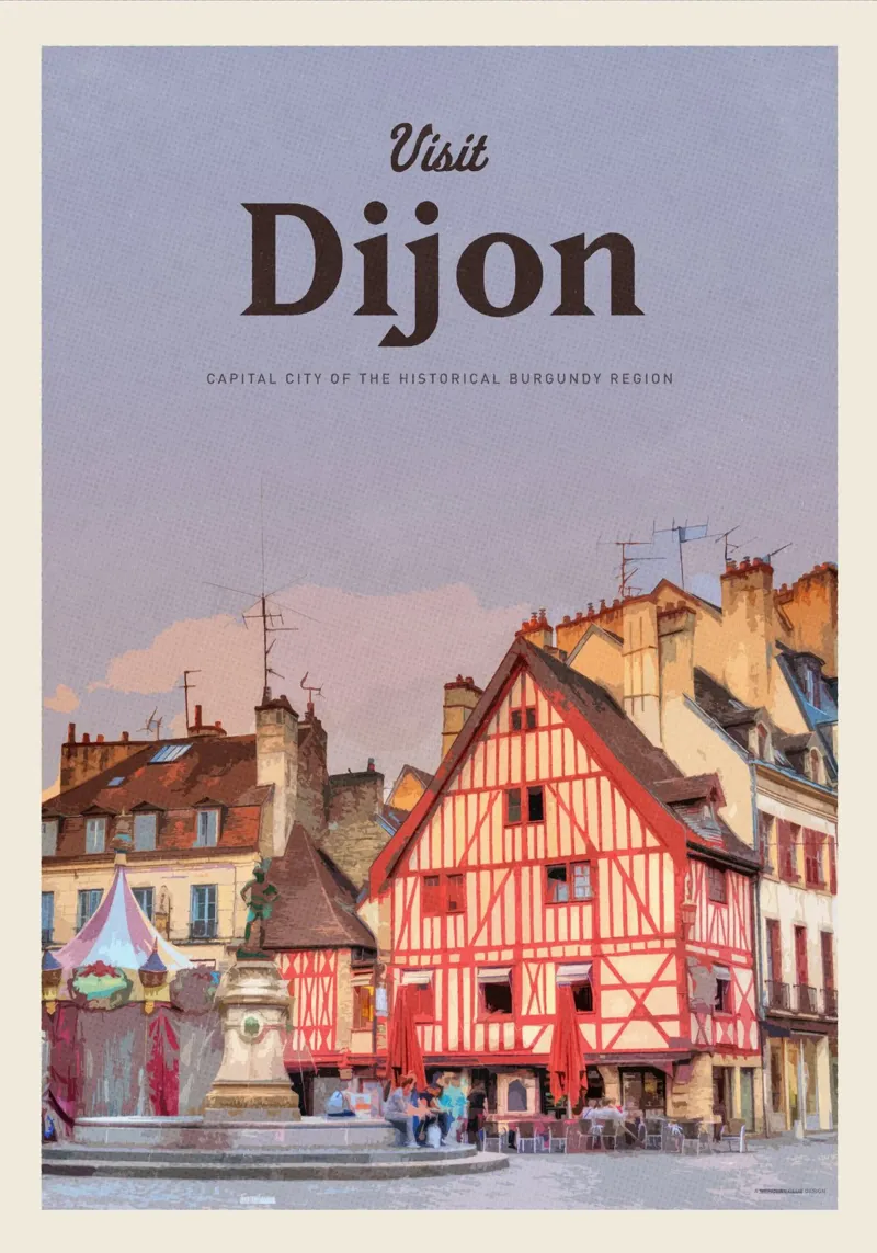 Travel to Dijon hahnemühle by Mercury Club