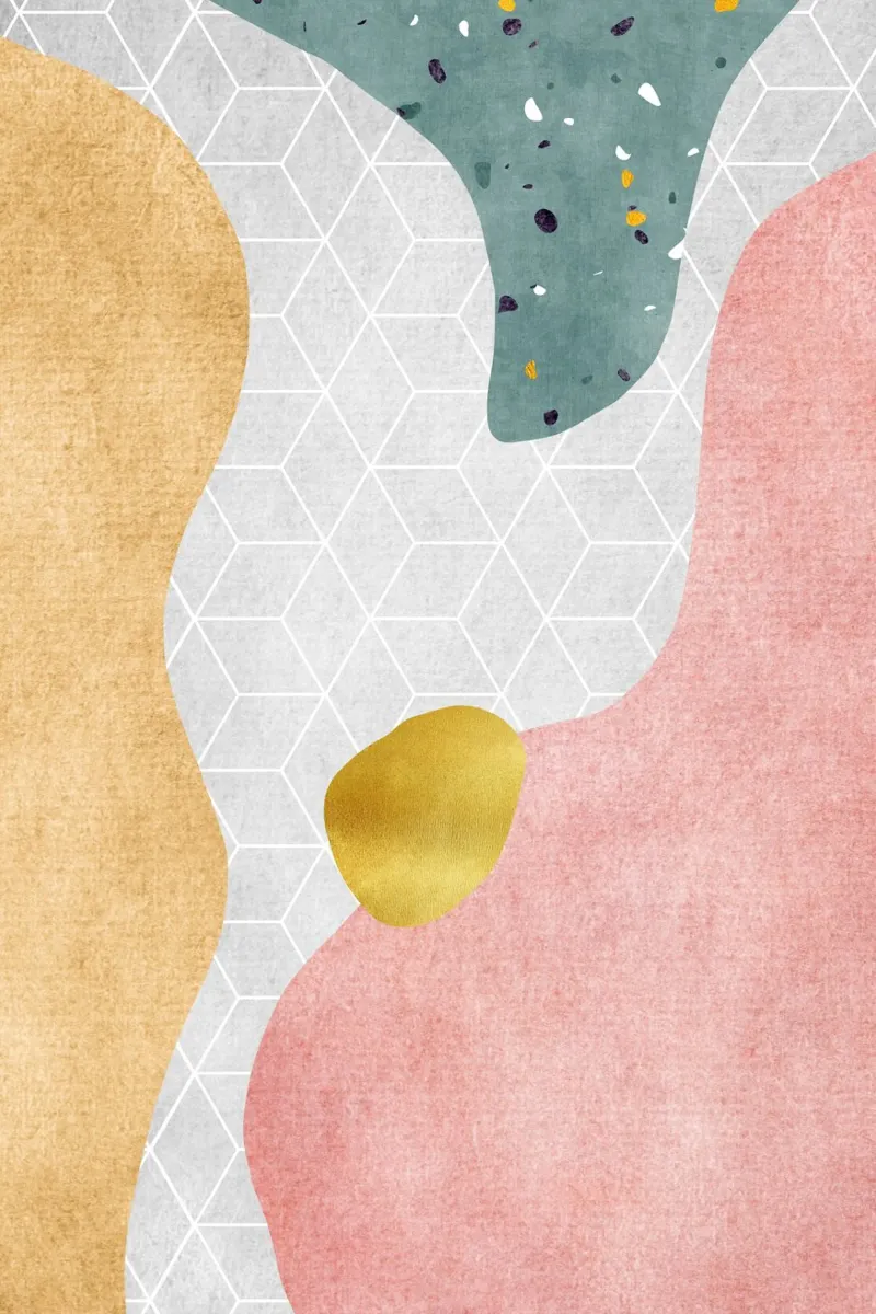 Geometric Harmony No 4 carta hahnemühle da treechild
