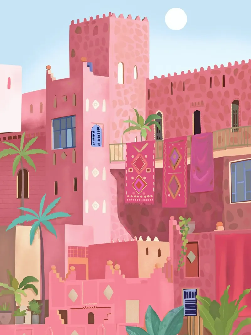 Kasbah pellicola backlit da PetrArts