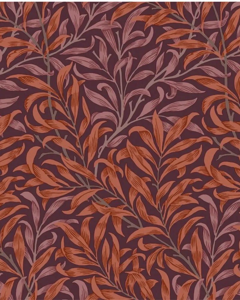 William Morris Wilgenboom, Botanische Vintage Print canvas van ArtHaus
