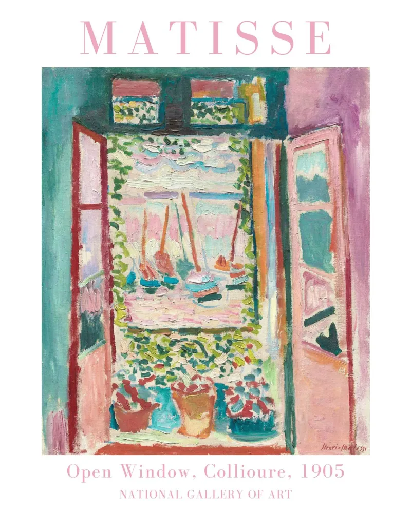 Henri Matisse Prints, Matisse Muurkunst, Abstract Botanisch canvas van ArtHaus
