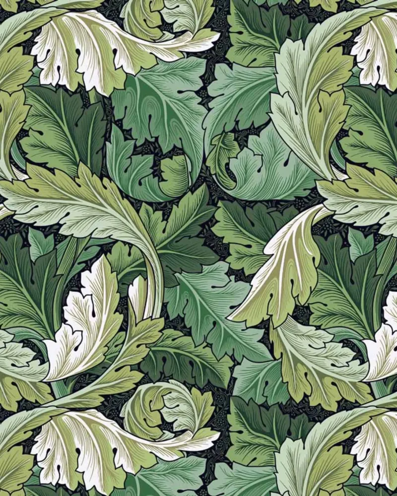Stampe William Morris, arte murale botanica, arte murale verde poster da ArtHaus