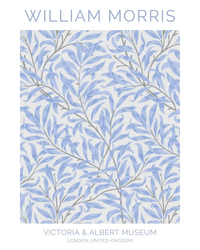 William Morris Prints Floral Pattern Art, Botanical Pattern canvas by ArtHaus