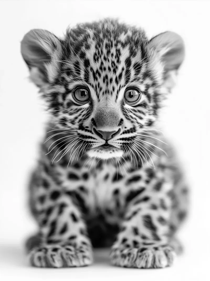 La suavidad salvaje del leopardo metacrilato de Monochrome