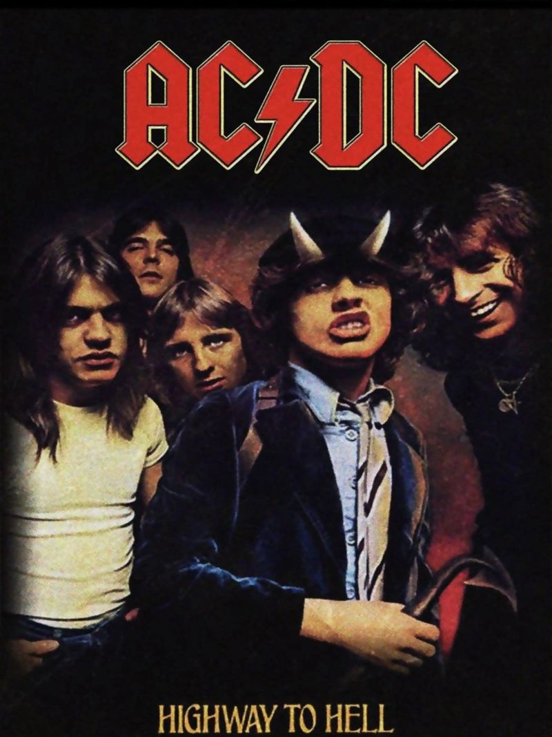 ACDC - Highway to Hell pellicola backlit da SoundStudio
