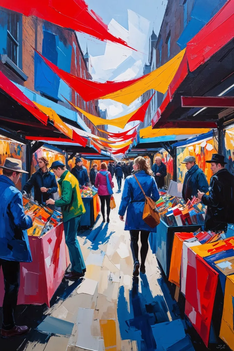 The Dynamic Energy of Camden Market Captured plexiglass da AlbertKlee