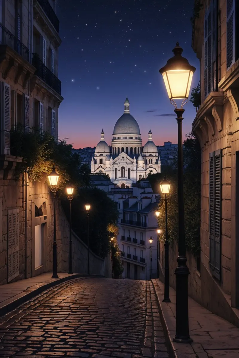 Parisian Twilight Glow poster da AlbertKlee