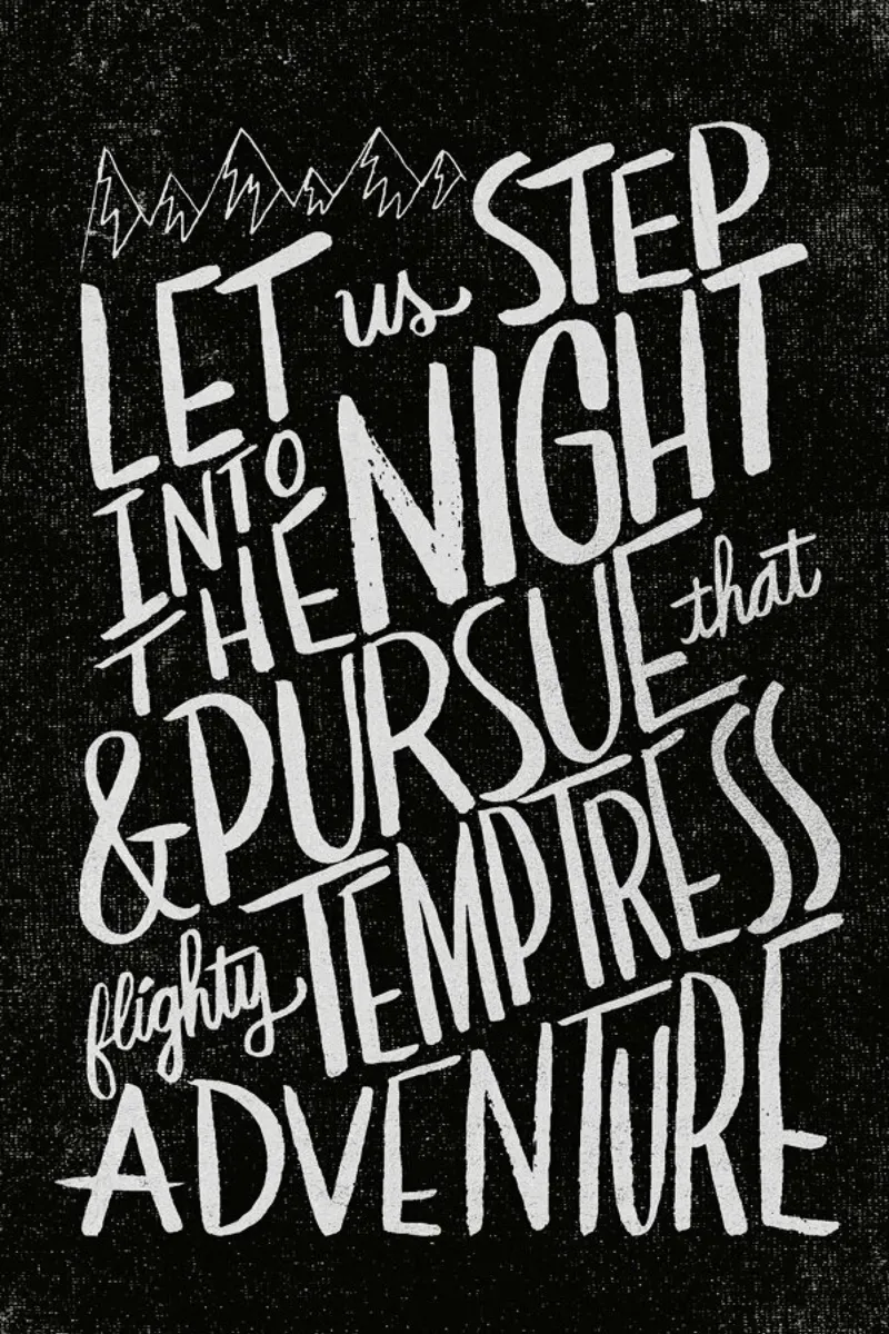 Pursue Adventure pellicola backlit da Matthew Taylor Wilson