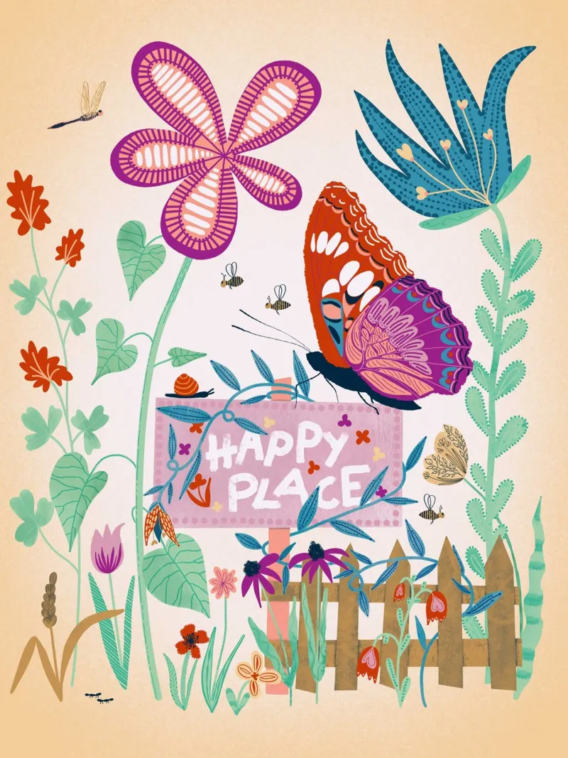 Luogo felice carta hahnemühle da nicigabrieldesigns