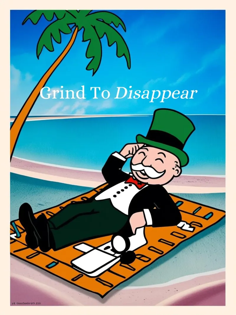 Grind to Disappear poster da personalgrowth