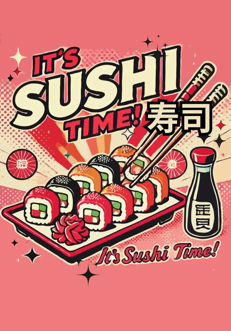 It's Sushi Time! carta hahnemühle da ramosashop