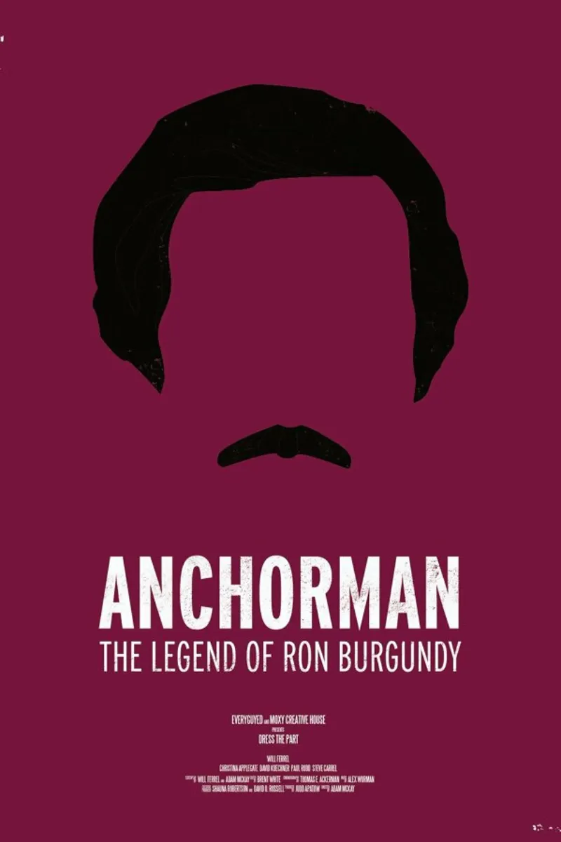 Anchorman pellicola backlit da Moxy Creative House
