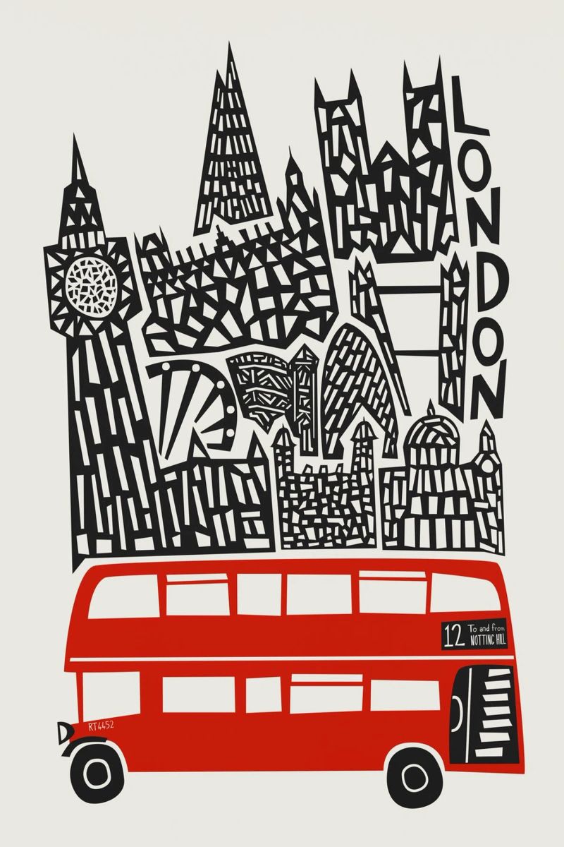 London Cityscape poster by Fox & Velvet
