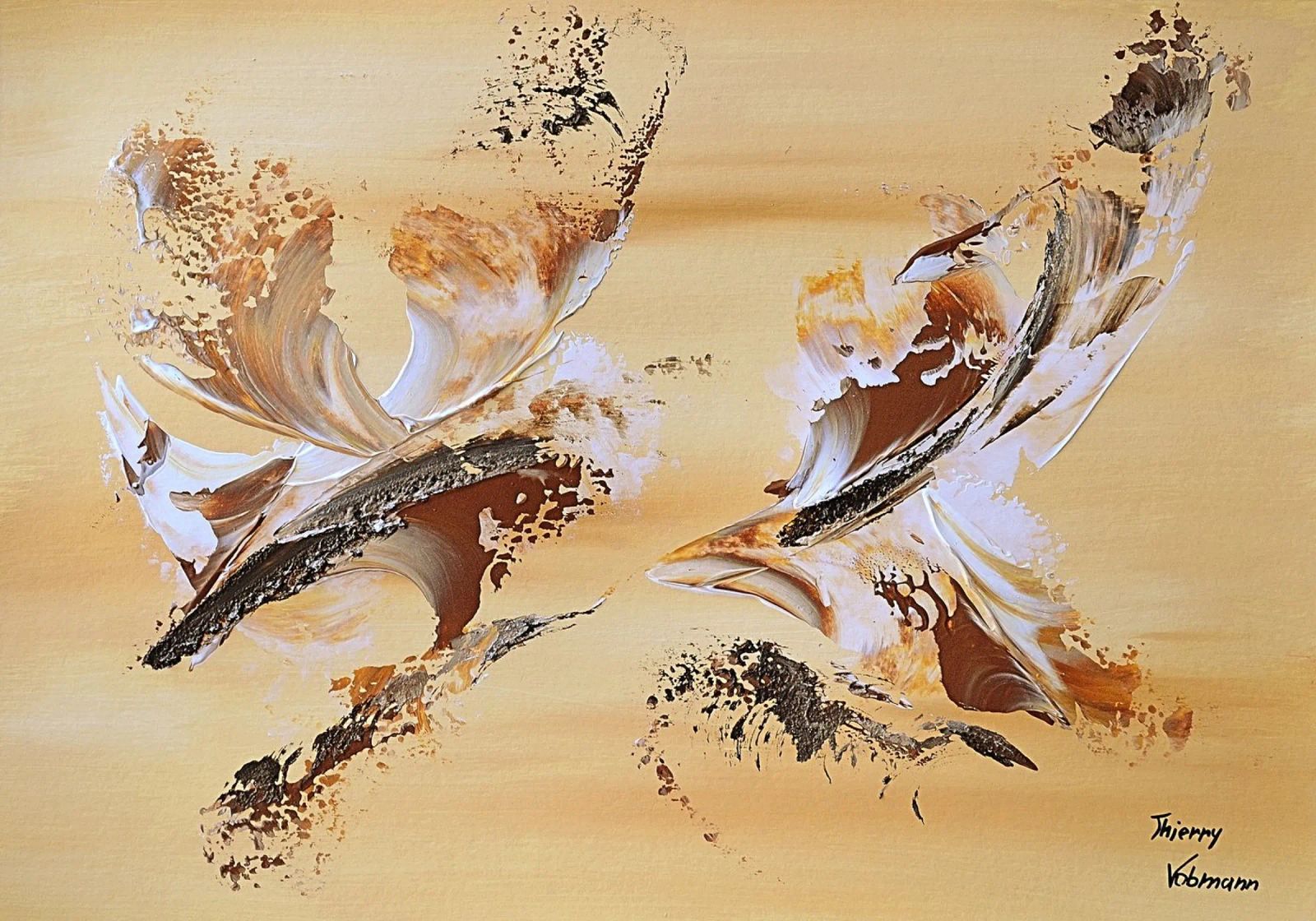 IDEAL GIFT 119 poster de Thierry Vobmann Abstract painting