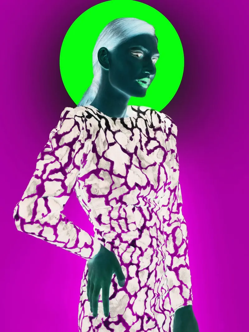 Madonna poster con telaio in alluminio da Hey Vincent