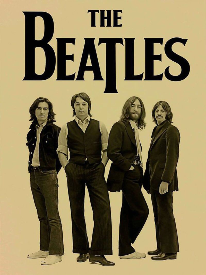 Beatles 13 X 19 Concert Mini Poster Re-Print Photo metacrilato de SoundStudio
