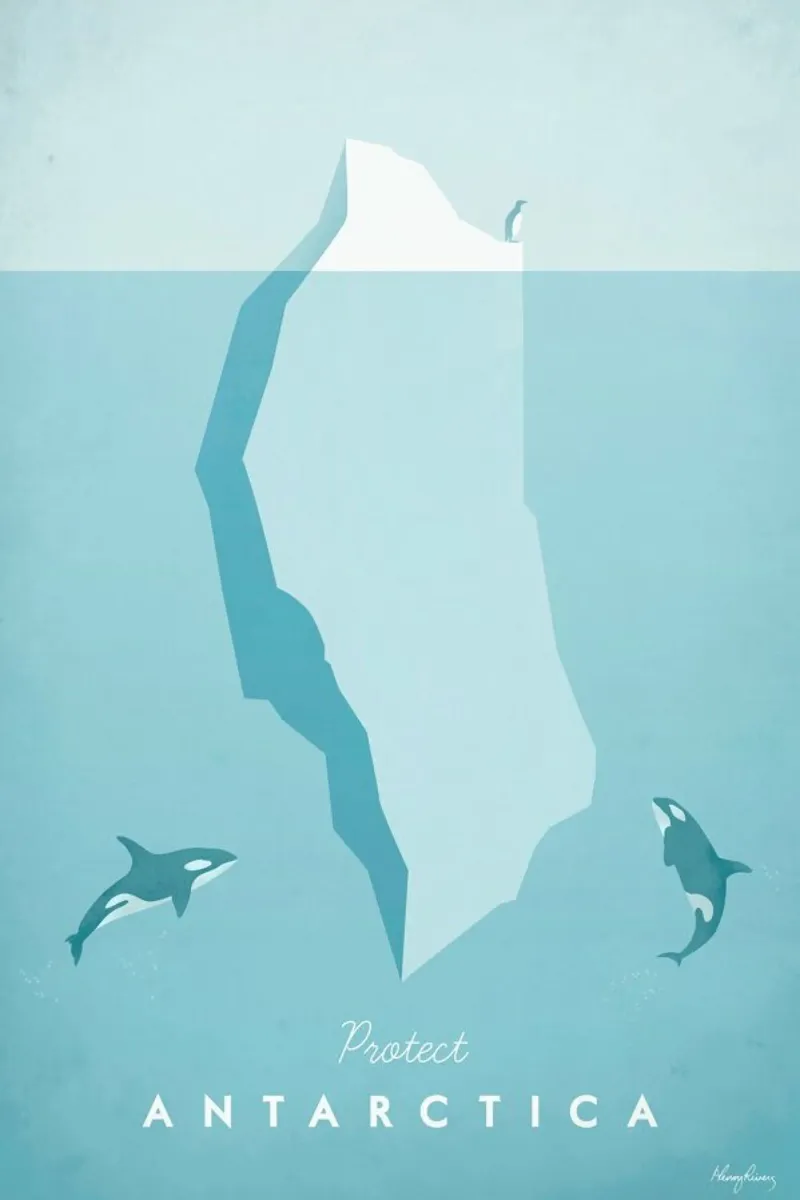 Antarctica hahnemühle by Henry Rivers