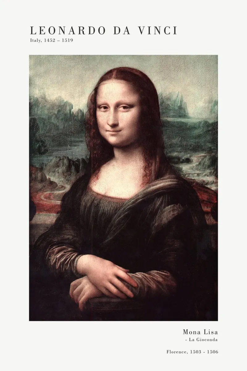 Leonardo da Vinci - Mona Lisa pellicola backlit da Old Masters