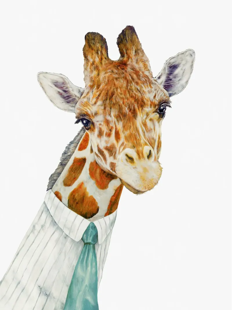 Signor Giraffa pellicola backlit da Animal Crew