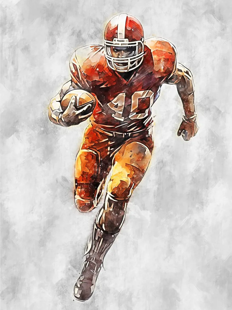 American Football Color Gray C pellicola backlit da Mateo