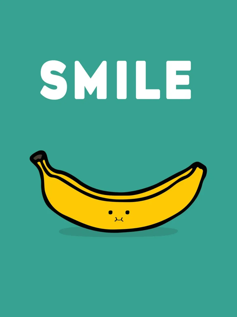 Banana Smile carta hahnemühle da Nando Art