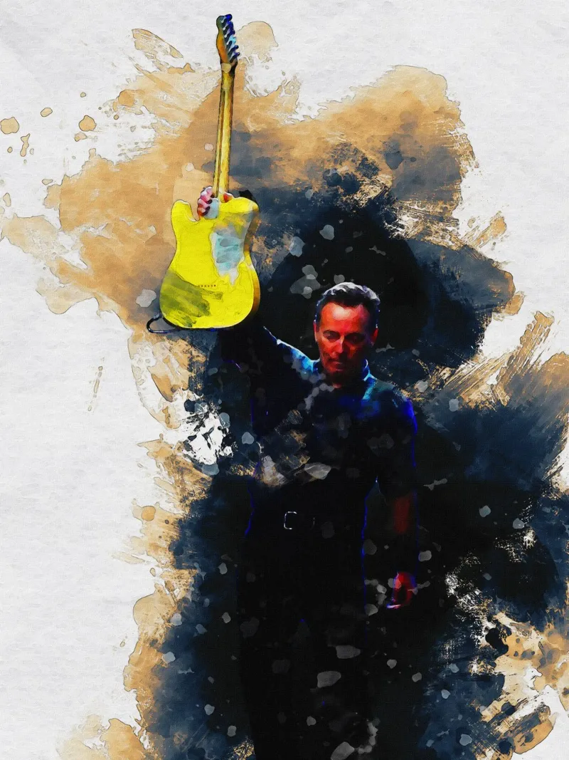 Sbaffo Bruce Springsteen pellicola backlit da Gunawan Rb