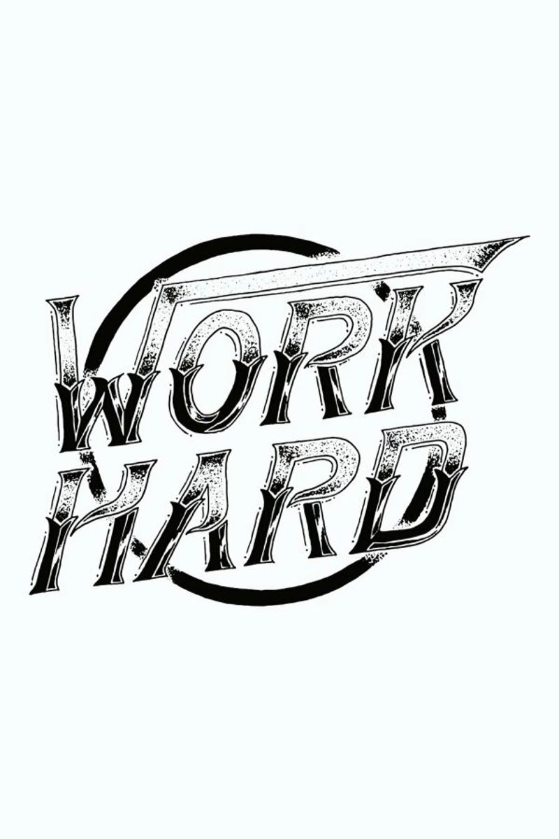 Work Hard pellicola backlit da JONATTEND