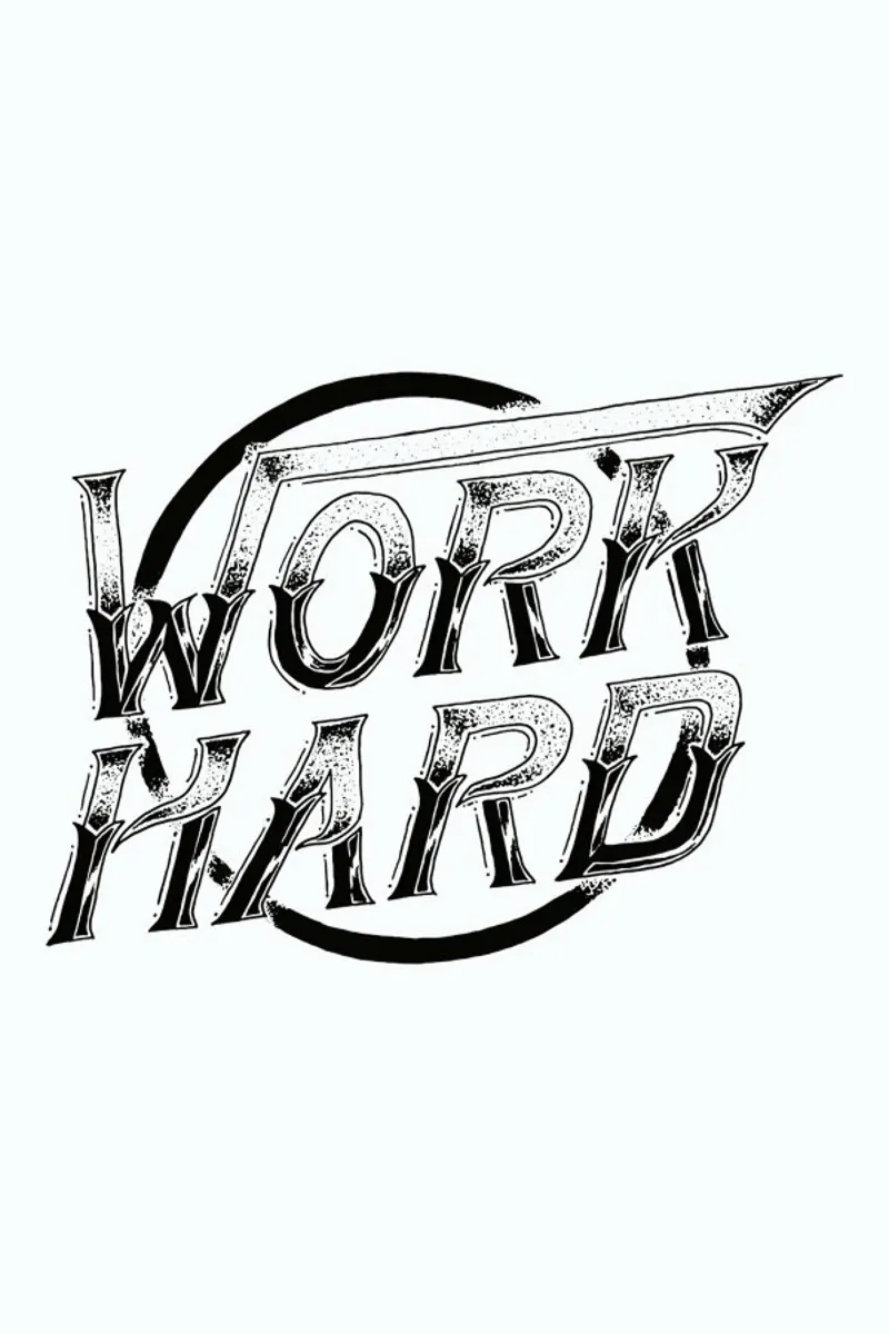 Work Hard pellicola backlit da JONATTEND