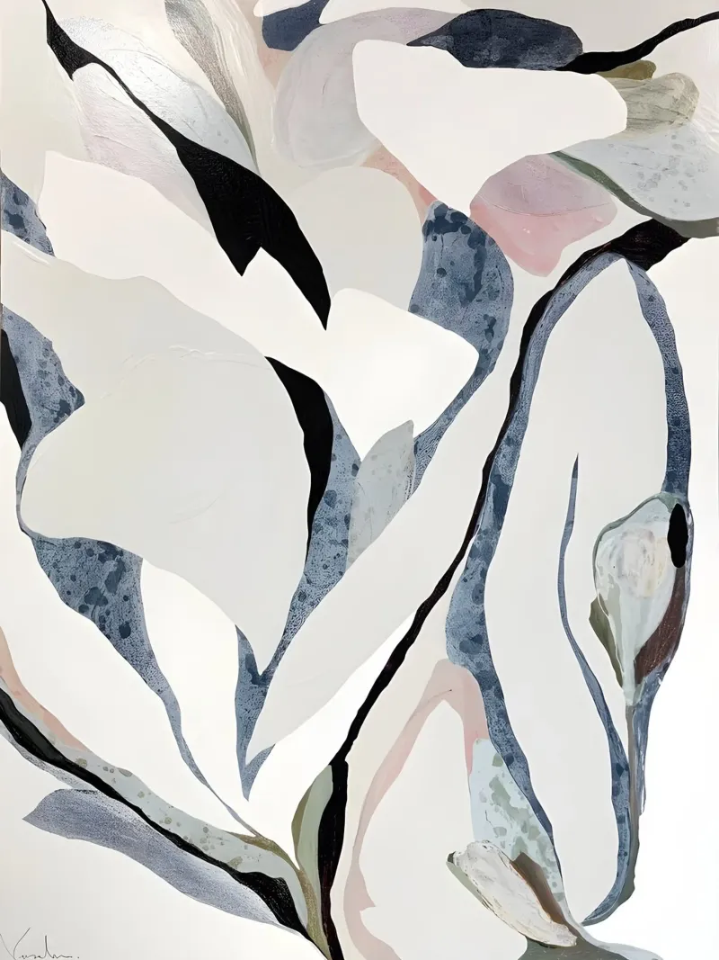 Forme organiche: la poesia della natura poster con telaio in alluminio da Kunst und Kontrast