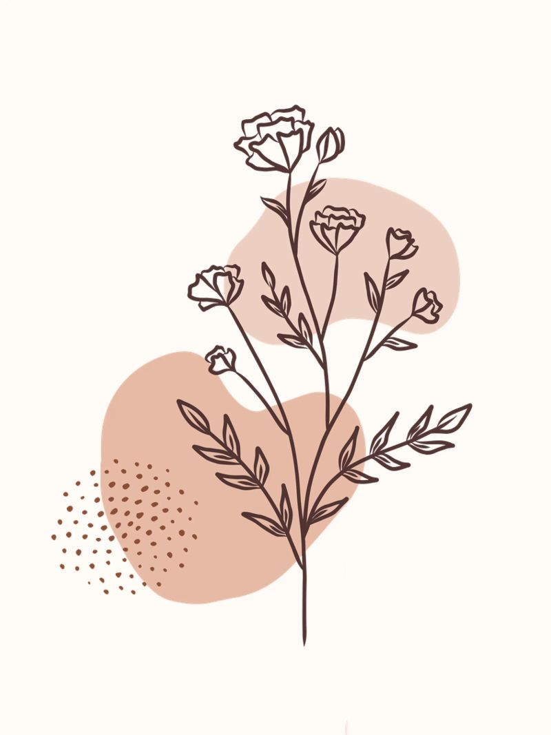 Minimal Rose Poster von Kiroiharu
