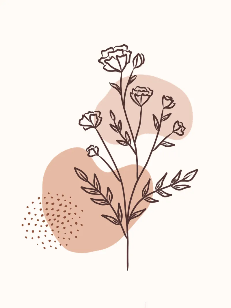 Rosa minimale poster da Kiroiharu