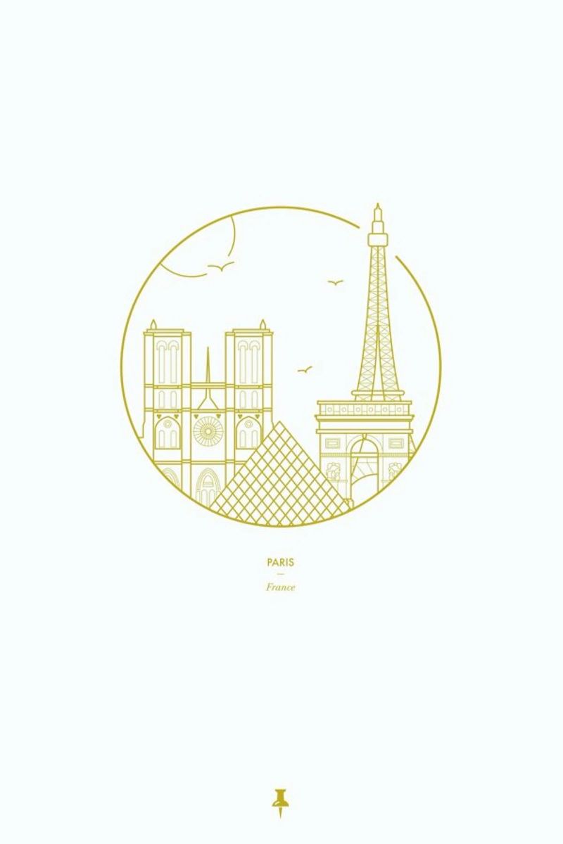 Paris poster de Dean Smith