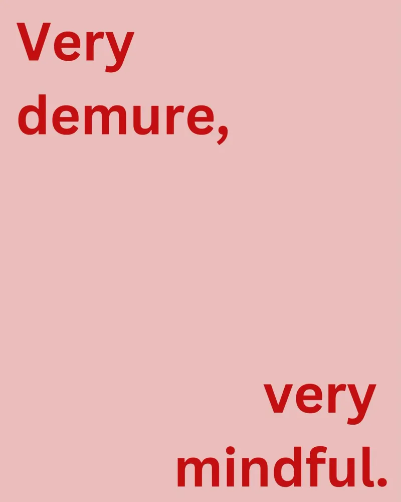 Very demure, very mindful. carta hahnemühle da designsbysophia