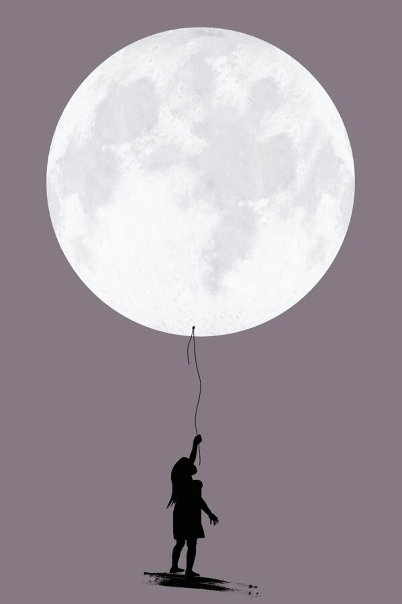 Moonballoon Poster von Amy & Kurt