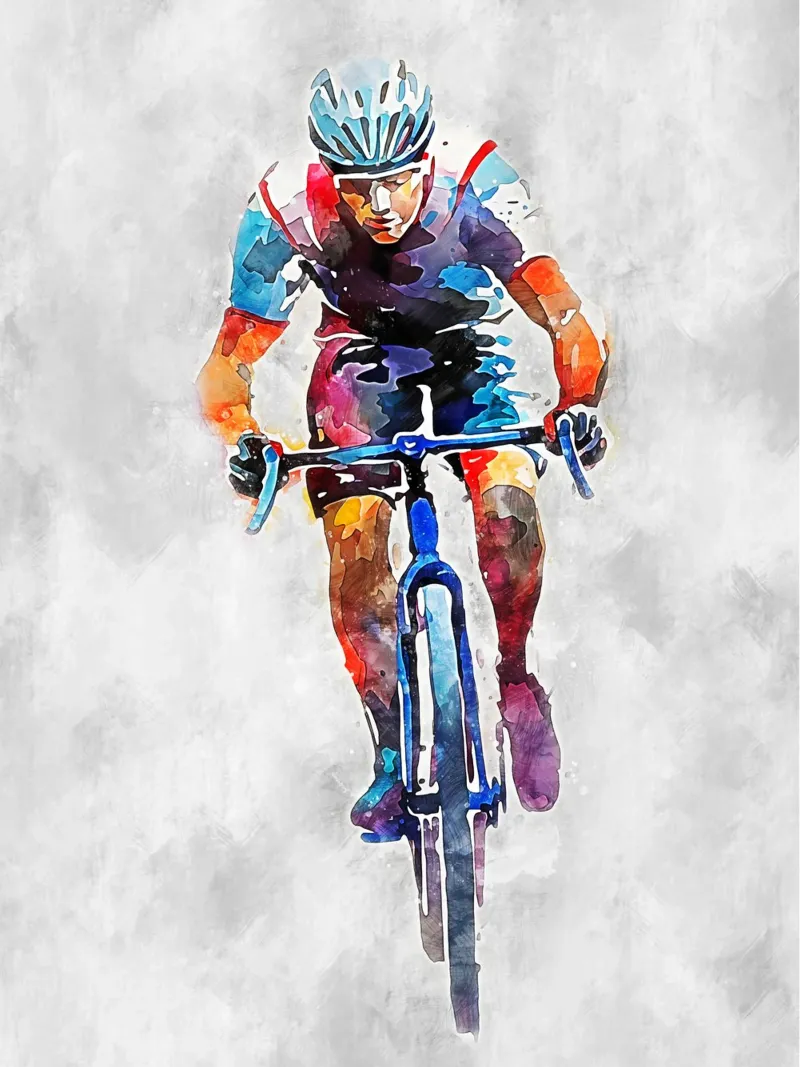 Cycling Color Gray A pellicola backlit da Mateo