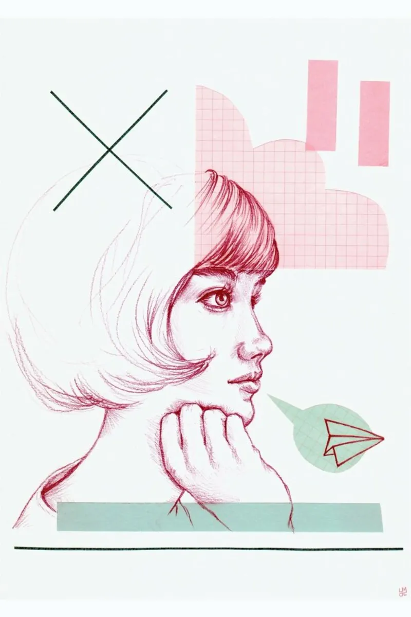 Classroom Girl canvas by Laura O'Connor