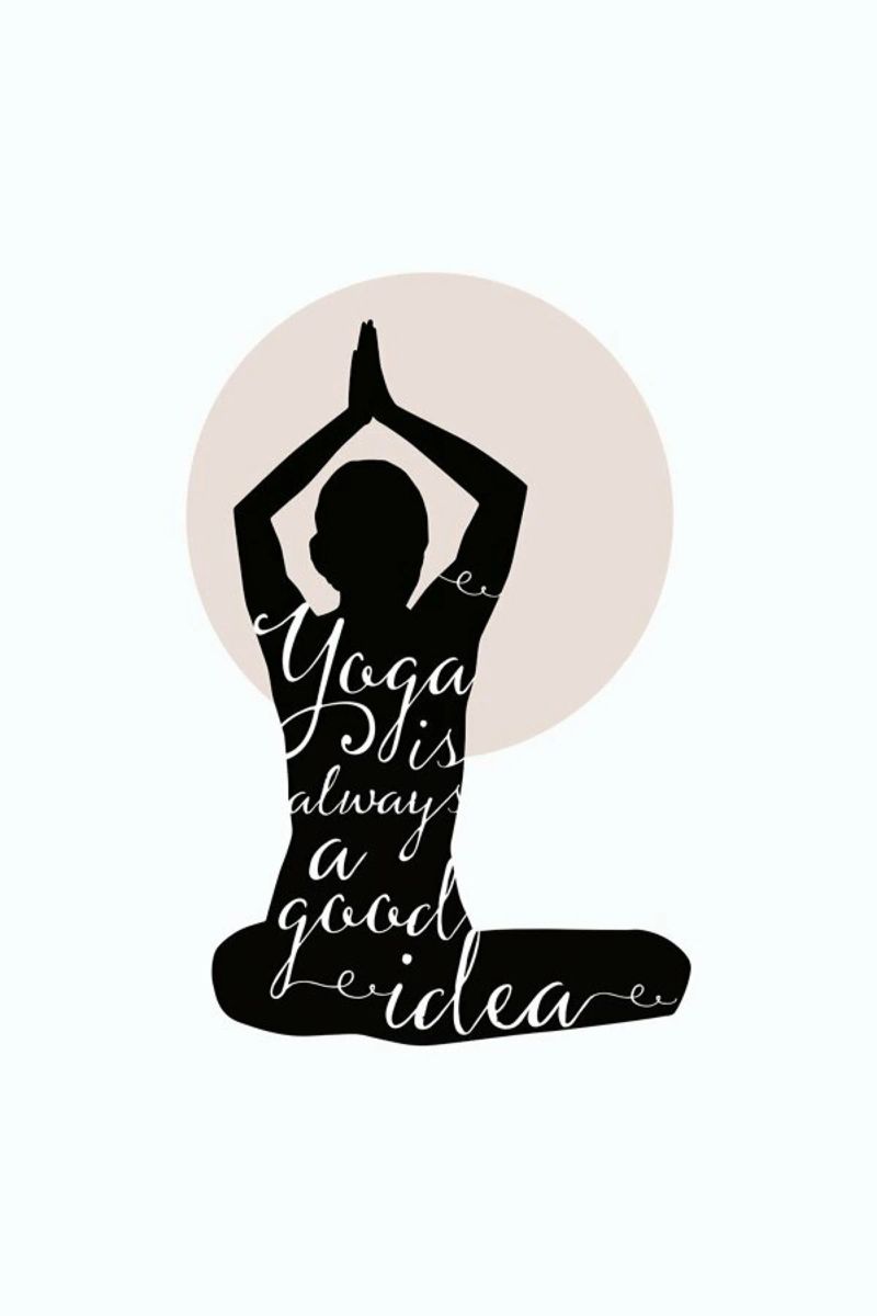 Yoga Poster von Amy & Kurt